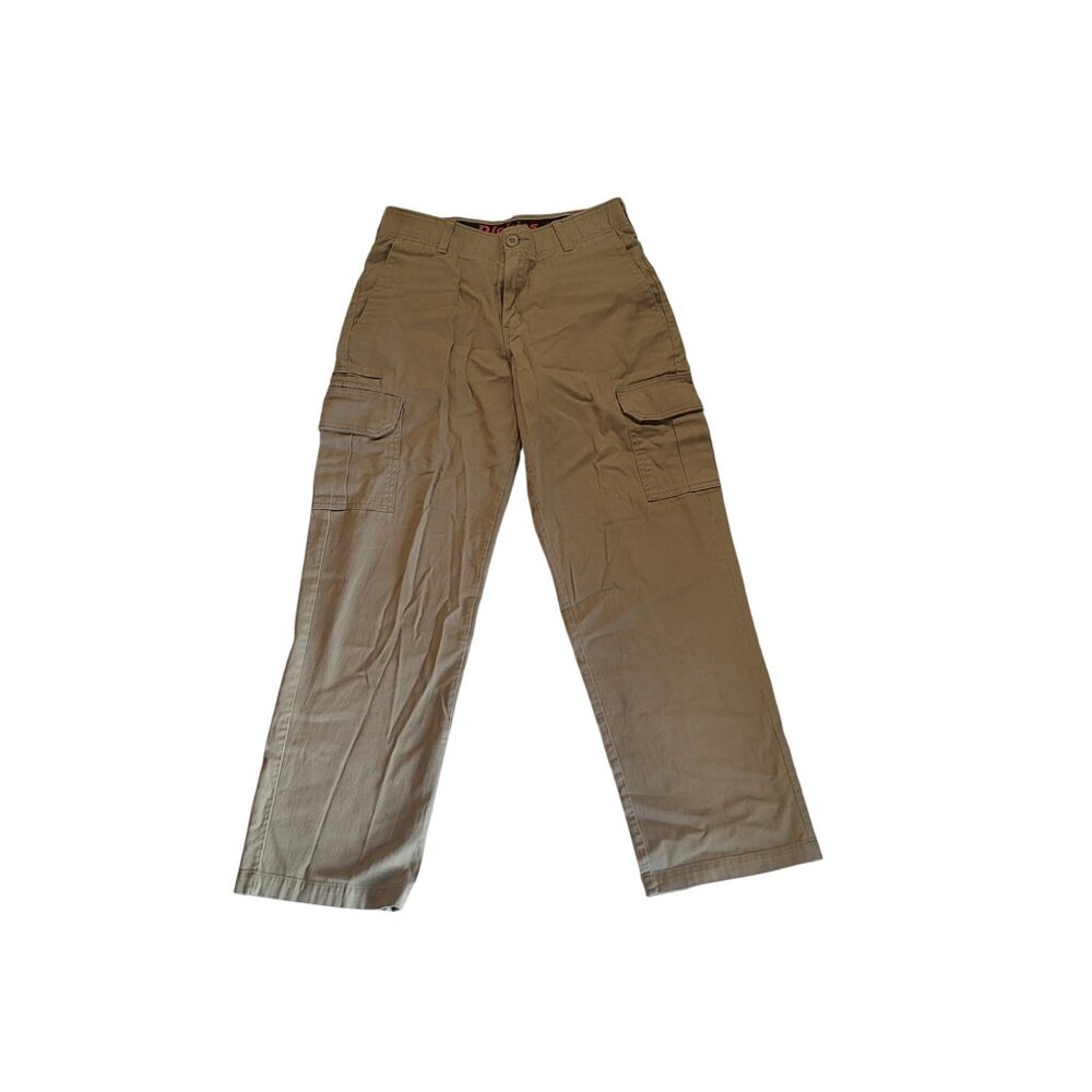 Dickies Mens Khaki Cargo Pants 30x32 Flexible & Durable Cotton/Spandex